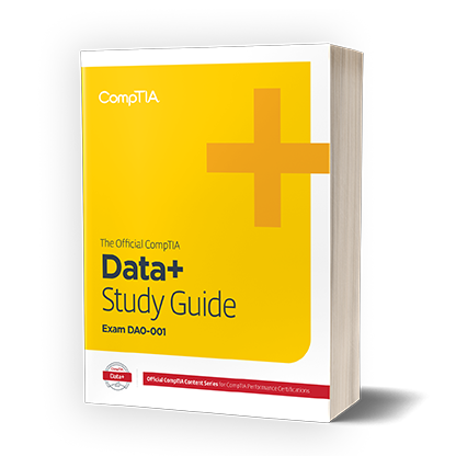 Data+ (dao001) study guide cover image